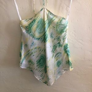 Silk tie dye Theory halter top